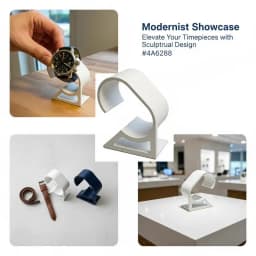 3D Printed Watch Stand Scratch-free Smooth Surface Stable Non-slip Base Portable Holder for Watch Storage Business Trip