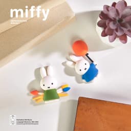 Miffy Rabbit Refrigerator Magnet Balloon Design Series Action Figure Ornaments Figure Doll Model Toys Collect Ornaments