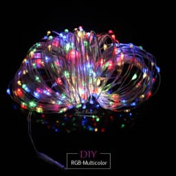 2/5/10M USB LED String Lights Copper Silver Wire Garland Light Waterproof Fairy Lights For Christmas Wedding Party Decoration