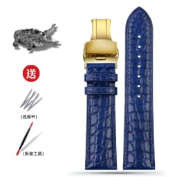Alligator Watch Strap 12mm 14mm 15mm 16mm 17mm 18mm 19mm 20mm 21mm 22mm Black Brown Blue Crocodile Skin Watchband for Any Brands