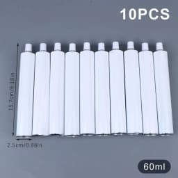 10 Pcs Empty Aluminum Paint Tubes 30/60/100 Ml Paint Tubes For Storing Paint Acrylic Watercolors Gouaches Oils And Making Paint