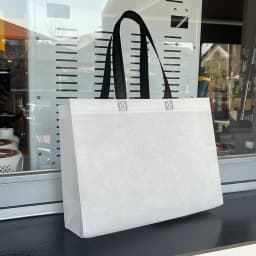 StoBag 20pcs Non-woven Tote Bags Color Fabric Portable Eco-friendly Shopping Storage Reusable Large Pouch Custom Logo(Extra Fee)