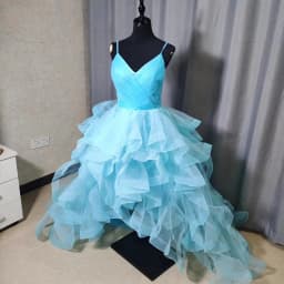 New Short Front Long Back Gothic White Wedding Dresses Spaghetti Straps Deep V Neck High-low Bridal Gowns Vestido Custom Color