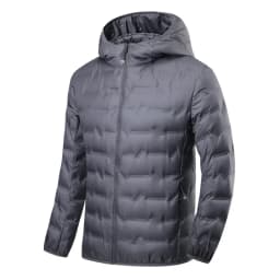 Lightweight Men Winter Down Duck Jacket Hooded Padded Coat Male Graphene Warm Fishing Autumn Puffer Designer Feather Parka Grey