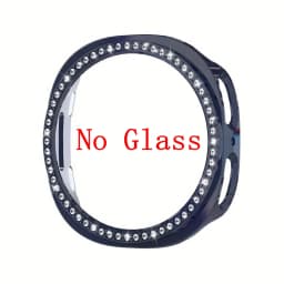 Cute Diamond Hollow PC Case For Samsung Galaxy Watch 9 40mm 44mm Protective For Galaxy Watch 8 44mm Cover Accessories No Glass