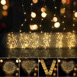 E2 Wedding Net LED String Lights 1x5/10m Roll Festival Party Hotel Ceiling Fairy Light Decorat DIY Meshes Starry Sky Rice Lamp