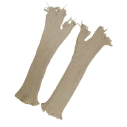 New 1Pair Punk Broken Slit Gothic Unisex Glove Fingerless Cuff Ninja Sport Hole Mitten Cool Women Men Hollow Out Rock Gloves