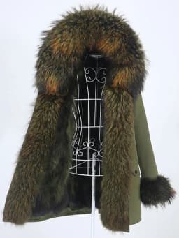 OFTBUY Winter Jacket Women Long Parka Real Fox Fur Coat Natural Raccoon Fur Collar Hood Thick Warm Streetwear Parkas New