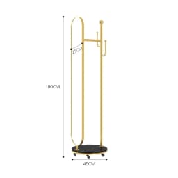 Full-Length Mirror Affordable Luxury Style Dressing Mirror Coat Rack Rotating