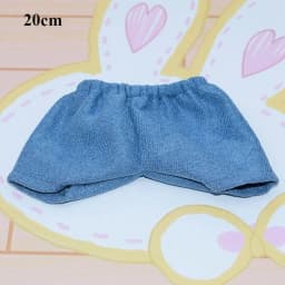 20CM Cotton Doll Clothes Pants Candy Color Denim Shorts Versatile Casual Wears Jeans Trousers For Idol Dolls Accessories Toys