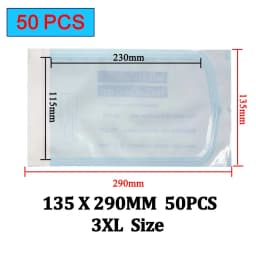 200/100/50PCS Self Sealing Sterilization Pouches Self-adhesive Clean Bags Tattoo Nail Art Grade Paper Dental Tattoo Accessories