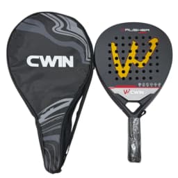 CWIN Full Carbon Padel Racket EVA Foam Core Precision Control Padel Tennis Racquet Comfortable Feel for Professional Players