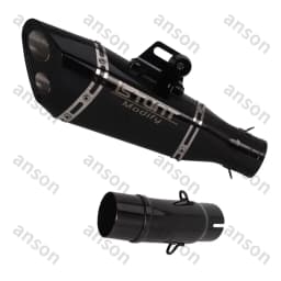 Exhaust System Muffler Pipe Slip on For Kawasaki Z400 Ninja 400 Ninja 500 Z500 2018-2025 Ninja 500 Exhaust System