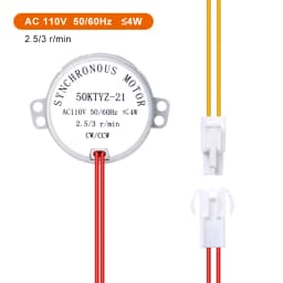 110V/220V/AC12V Egg Turning Motor 50HZ Incubator Automatic Egg Turning Motor Synchronous Motor 2.5/3r/min 50KTYZ-21 Farm Chicken