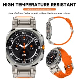 Sports Strap for Samsung Galaxy Watch Ultra 2 2026 47mm Silicone Band Bracelet Watchband for Galaxy Watch 7 Ultra 47mm Wristband