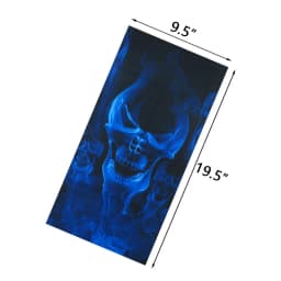 Skull Pattern Seamless Breathable Neck Warmer Gaiter Men Cycling Bandana Women Running Hiking Tube Scarf Sunshield Face Mask