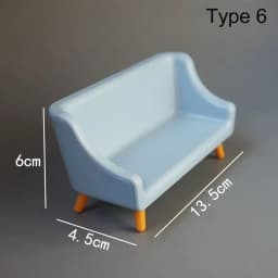 Miniature Sofa TV Cabinet Wardrobe For 1:12 Scale Dollhouse Furniture Mini Furnishing Scene Model Playing House Micro Landscape