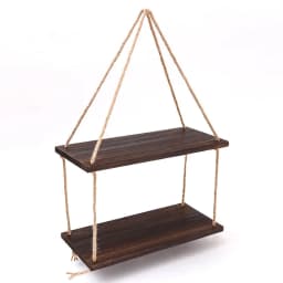 1PCS Wall Decoration Hanging Rope Flower Pot Storage Rack Wall Hanging Wooden Storage Rack, Hanging Decoration, Home Decoration