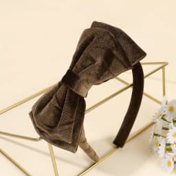 Solid Velvet Bow Headband For Girls Sweet Double-Layer Large Bownot Adjustable Hair Hoop Children Women Headwear Accessories