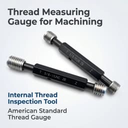 UNC UNF UNEF UN UNS Thread Plug Gauge 2B Class GCR15 Steel Go/No Go Gauge for Unified Internal Thread Inspection Customizable