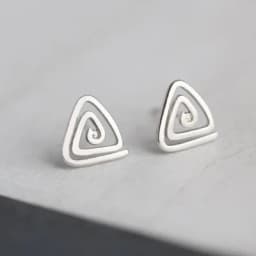 Silver Plated Creative Ear Hole Earrings for Women Prevent Korean Style Stud Earrings Allergy Earrings Fine Jewelry Accessories