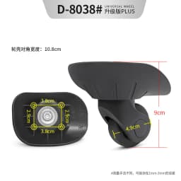 Luggage Replacement Wheels Fit for Diplomat Suitcase Rolling Casters Repair Accessories Travel Bag Repair Foot Wheels