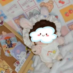 Doll Clothes 20cm Cotton Doll Replacement Clothes Hooded Sweaters Plush Doll Clothes Children's Holiday Gifts