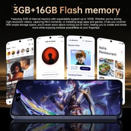 IVMI Smartphone 17Pro Max Android10.0 Dual SIM 6.7"Display 3GB RAM 16GB ROM WIFI Bluetooth Google Play Store 4G Mobile Phones