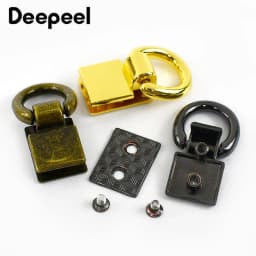 2/4/10Pcs Deepeel Bag Side Clip Buckles D Ring Belt Hook Clasp Handbag Strap Chain Connector Buckle DIY Craft Hardware Accessory