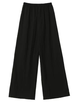 CHIC VEN New Women Pants Solid Loose Casual Wide Leg Pant Elastic Waist Female Thin Trousers Pleated Spring Summer 2026