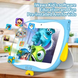 2026 New Cartoon Pattern 7 Inch Kids' Tablets Android Learning Education Tablet PC Kids-Proof Protective Case Tablet 4000mAh