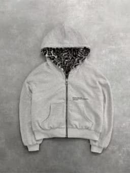 New Autumn Winter New Hooded Sweatshirt Both Sides Women's Jackets Fashion Retro Leopard Print Zipper Hoodie Loose Tops Female