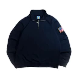Y2K Oversized Vintage Jacket New Arrival USA Embroidery Quarter Zip Casual Sweatshirt Fashion Unisex Clothing Hip Hop Streetwear