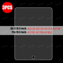 9H 3pcs Tempered Glass Screen Protector For iPad Pro 11 10th 9th Generation 8th 7 6 5 4 3 2 iPad Air 5 4 Mini 6 Pro 10.5 9.7
