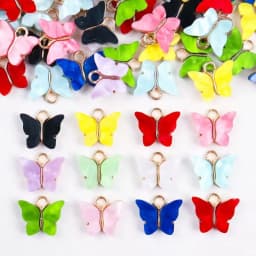 10PCS 8*34MM Cute Resin Bottle Charms Pendants Handmade Accessories Jewelry DIY Earring Necklace Keychain