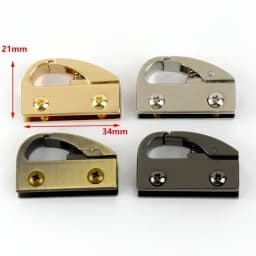 5Pcs Metal Buckles Bag Side Clip Clasps for Handbag Strap Chain Hanger Connector Screw Decoration Hook DIY Hardware Accessories