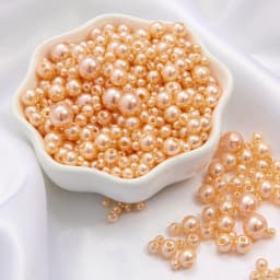 150Pcs Mix Size 3-8mm Beads With Hole Colorful Pearls Round Acrylic Imitation Pearl for DIY Jewelry Making Necklace Bracelet