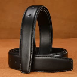 Belts Without Buckle 2.4 2.8 3.0 3.5 3.8cm Width Brand Pin Buckle Black Genuine Leather Men's Belts Body No Buckle Strap