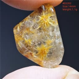 Natural Gold Rutilated Quartz Pendant Sun Flower Rutilated Quartz Jewelry Raw Material Love Women Brazil AAAAAAA