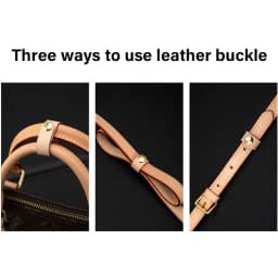CRAZYSMITH Shortened Straps Fastening Buckles Converted Straps Underarm Accessories Bag Straps Adjusters for LV Nano Bucket Bag