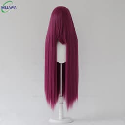 Very High Quality 600g 68 Colors 40 Inch 100cm Long Straight Cosplay Wig With Bangs Heat Resistant Hair Anime Wigs + Wig Cap