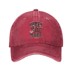 Vintage Darth Maul Jedi Master Lightsaber Logo Baseball Cap for Men Women Distressed Denim Sun Cap Adjustable Fit Hats Cap