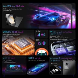 Global Version Philips T7305 AI Tablet 10.1' 12GB(+8GB Virtual RAM) 128GB 4G LTE Unisoc T606 5000mAh L1 Wifi Android 16 Tablets
