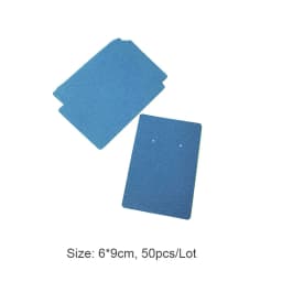 Kraft Paper Ear Stud Hang Tag Jewelry Display Card Necklace Kraft Paper Tag Ear Studs Bracelet Paper Hang Price Tag 50pcs/Lot