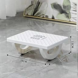 1PC Portability Foot Rest Under Desk Footrest Ergonomic Foot Stool Rocker Balance Board Comfortable Foot Stool for Home Office