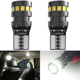 2x High Quality T10 W5W Orange Red 2015 LED Car Interior Reading Dome Light Marker Lamp 168 194 LED Auto Wedge Parking Bulbs