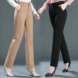 High-QualityWomen's Spring and Autumn Elastic High Waist Thin Straight Pants Knitted Extra Large CasualLeggings Y2k Pants S-10XL