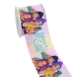 K P Girl Group D H W 5yards Grosgrain Ribbon Satin Ribbon for Wrapping Hair Bow DIY Decoration Gift Packing Key FOB Ribbon