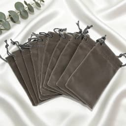 100Pcs Jewelry Drawstring Velvet Bag Soft Suede Pouch 5x7cm 7x9cm 9x12cm Small Gift Packaging Pocket For Rings Earrings Bracelet