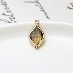 1pcs Diy Jewelry Copper Edging Gold Plated Drop Pendant Necklace Earrings Bracelet Small Accessories Material Handmade Charms